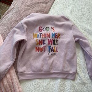 Pink Graphic Sweatshirt